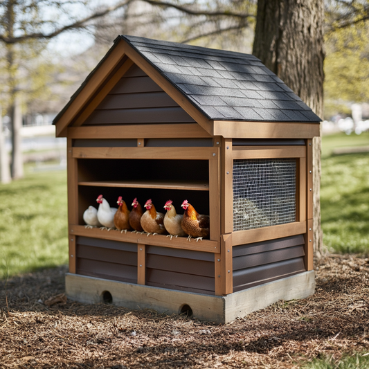 Small Chicken Coop - For 10-15 Chickens