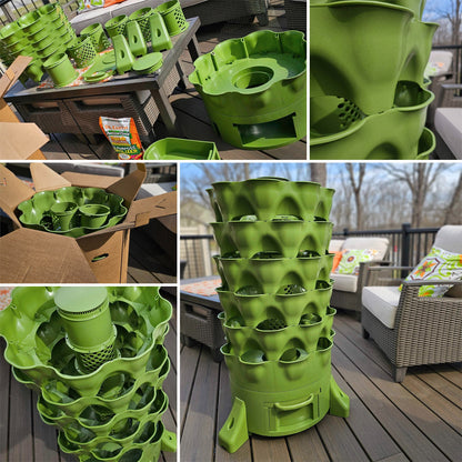 Garden Tower 2™, 50-Plant Composting Vertical Garden Planter (Dropship)